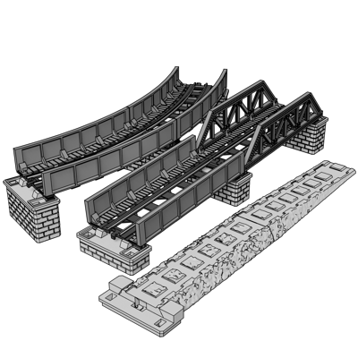 3D-printed Railway bridges